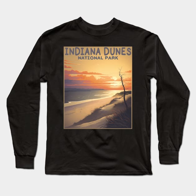 Indiana Dunes National Park Long Sleeve T-Shirt by Ross Holbrook